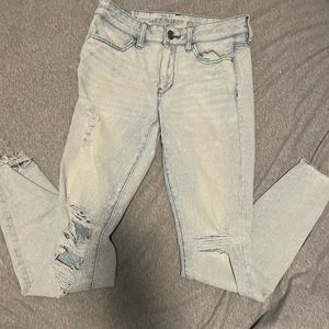 American Eagle High Rise Stretch Skinny Jeans